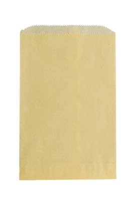6-1/4 x 9-1/4 - Cream Paper Merchandise Bags