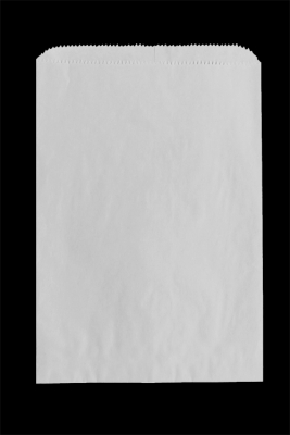 White Paper Merchandise Bags-7-1/2 x 10-1/2 - Pack 1000