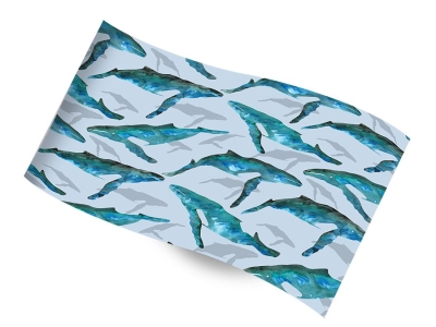 Printed Tissue - Whale Watch RC1243