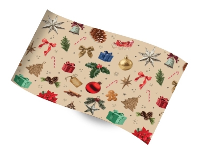 Printed Tissue - Rustic Christmas RC1258