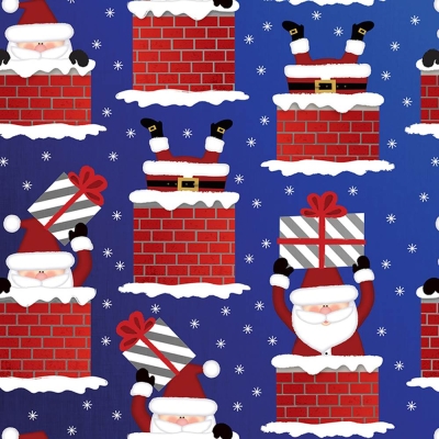 Here Comes Santa 30 X 417 Gift Wrap