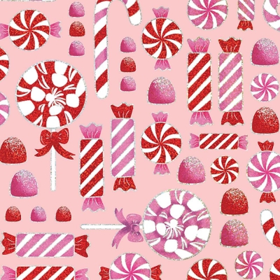 Candy Christmas 30 X 833 Gift Wrap