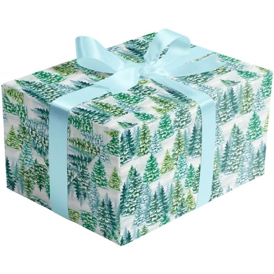 Snowy Trees Gift Wrap 30 x 417