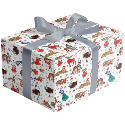 Holiday Safari Gift Wrap 30 x 417