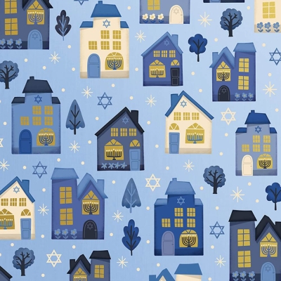 Hanukkah House 30 X 833 Gift Wrap