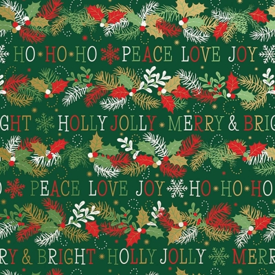 Merry & Bright 30 X 417 Gift Wrap