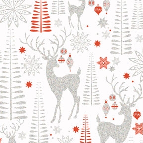 Sparkling Reindeer Gift Wrap 30 x 417