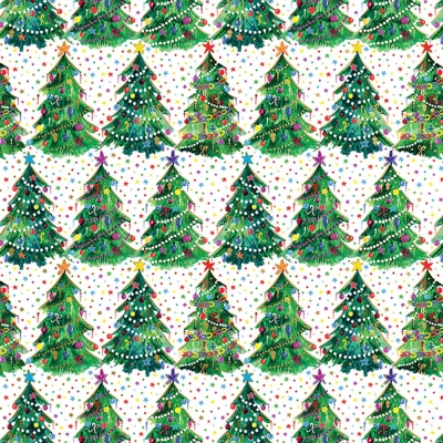 Christmas Trees 30 X 417 Gift Wrap