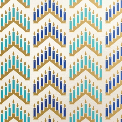 Modern Hanukkah 30 X 833 Gift Wrap