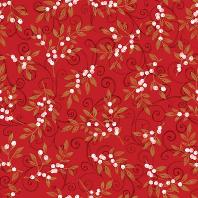 Holiday Floral Tissue Paper 20" x 30"