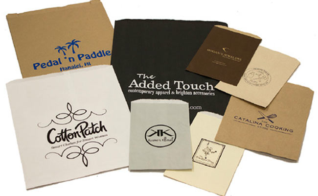 custom printed paper merchandise bags